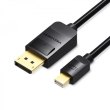 Кабель Vention, miniDisplayPort to DisplayPort, v1.2, 1.5м, Black (HAABG)