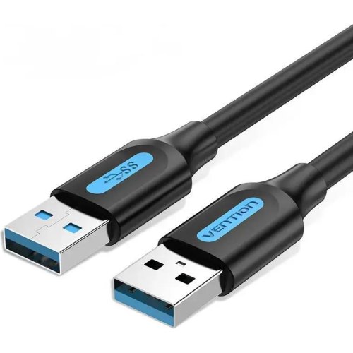 Кабель Vention, USB Type-A to USB Type-A, v3.0, 3м, Black (CONBI)