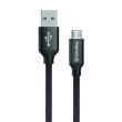 Кабель ColorWay, USB Type-A to MicroUSB, 1м, Black (CW-CBUM002-BK)