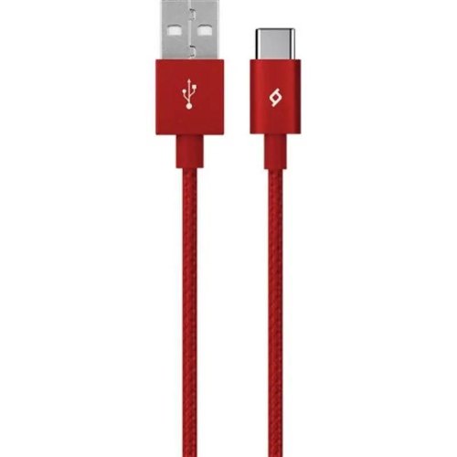 Кабель Ttec AlumiCable, USB Type-A to USB Type-C, 1.2м, Red (2DK18K)