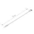 Кабель ColorWay, USB Type-A to Lightning, 0.25м, White (CW-CBUM-LM25W)