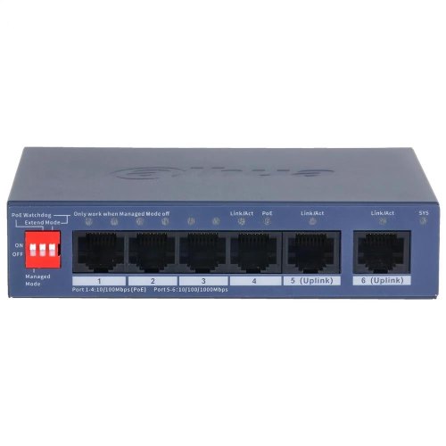 Комутатор Dahua Technology DH-CS4006-4ET2GT-36 PoE