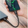 Кабель ColorWay, USB Type-C to USB Type-C, PD Fast Charging, 3А, 65W, 0.3м, Black (CW-CBPDCC054-BK)