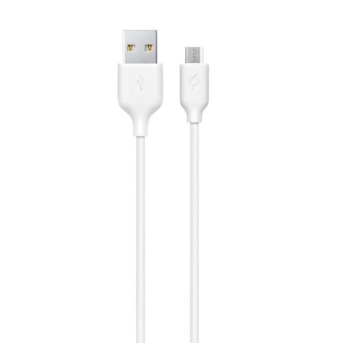 Кабель Ttec, USB Type-A to MicroUSB, 1.2м, White (2DK7530B)