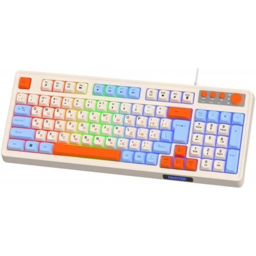 Клавіатура дротова Maxxter KBG-3C01-UA, White