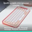 Клавіатура бездротова Logitech Pop Icon Keys, Rose (920-013073)