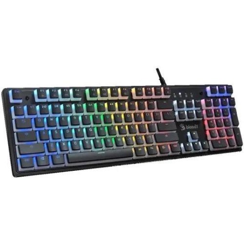 Клавіатура дротова A4Tech Bloody S510R Pudding Black