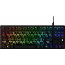 Клавіатура дротова HyperX Alloy Origins Core PBT, Red Switch, RGB, Black (639N7AA)