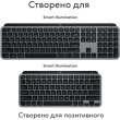 Клавіатура бездротова Logitech MX Keys Mini for Mac Minimalist Wireless Illuminated, Space Gray (920-012652)