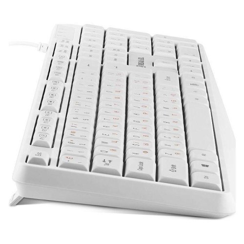 Клавіатура дротова REAL-EL RK-513, White (EL123100047)