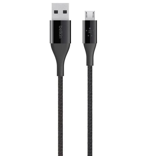 Кабель Belkin DuraTek Mixit, USB Type-A to MicroUSB, 1.2м, Black (F2CU051bt04-BLK)
