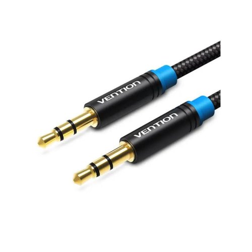 Аудіокабель Vention, 3.5мм to 3.5мм, 1м, Black (P350AC100-B-M)