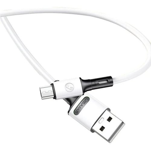 Кабель Usams US-SJ435, USB Type-A to MicroUSB, 1м, White (SJ435USB01)