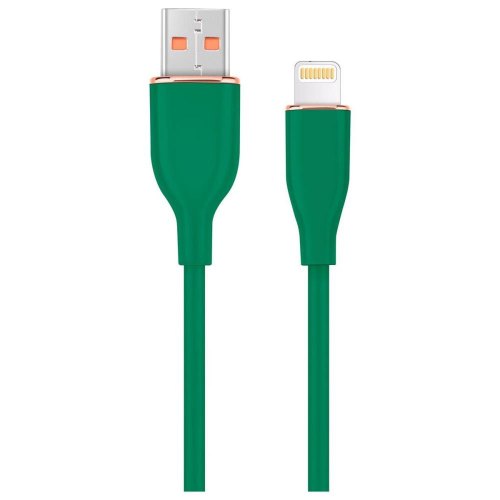 Кабель Cablexpert, USB Type-A to Lightning, 2.1A, 1.5м, Green (CC-USB2S-AM8PM-1.5M-G)