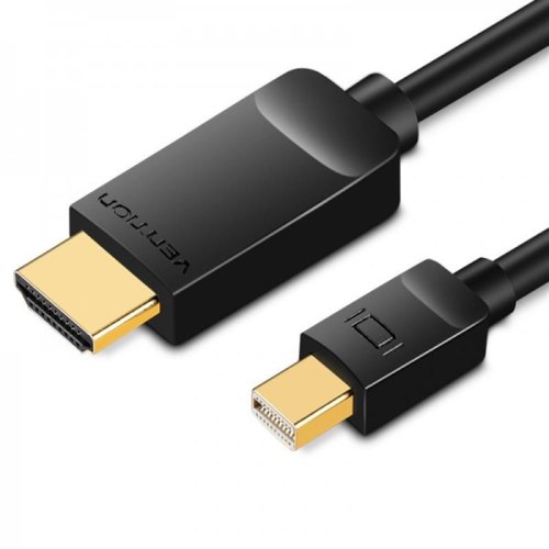 Кабель Vention, miniDisplayPort to HDMI, 2м, Black (HAHBH)