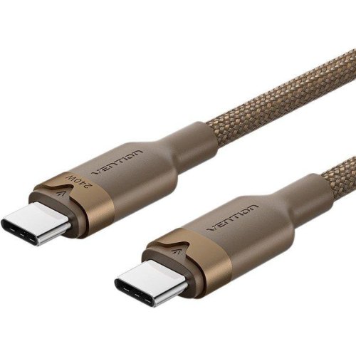 Кабель Vention, USB Type-C to USB Type-C, 240W, 5A, 2м, Gold (TRIJH)