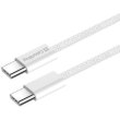 Кабель ColorWay, USB Type-C to USB Type-C, 3А, 2м, Gray (CW-CBPDCC068-GR)