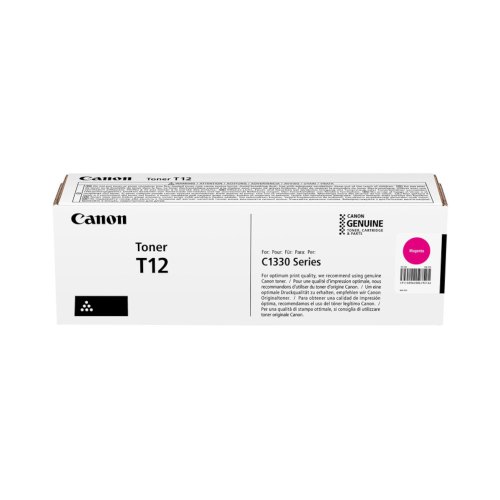 Картридж Canon T12, для i-Sensys C1330, Magenta (5096C006)
