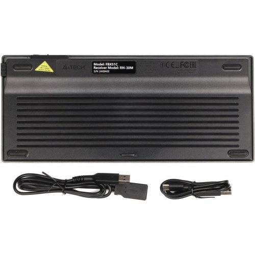 Клавіатура бездротова A4Tech Fstyler FBX51C, Grey