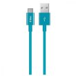Кабель Ttec, USB Type-A to USB Type-C, 1.2м, Turquoise (2DK12TZ)