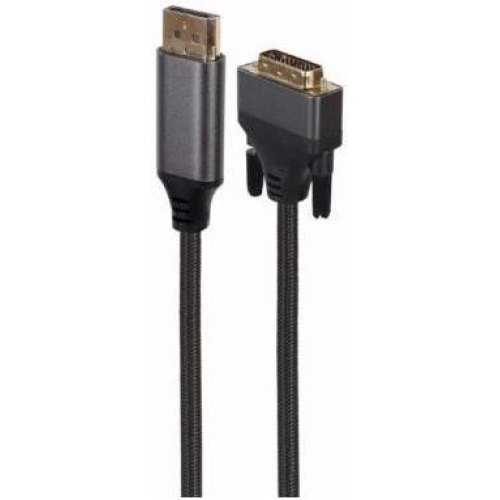 Кабель Cablexpert, DisplayPort to DVI, 1.8м, Black (CC-DPM-DVIM-4K-6)