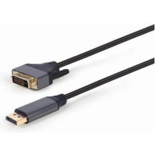 Кабель Cablexpert, DisplayPort to DVI, 1.8м, Black (CC-DPM-DVIM-4K-6)