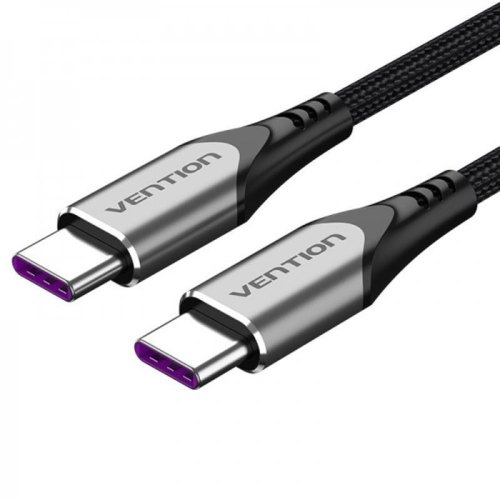 Кабель Vention, USB Type-C to USB Type-C, 0.5м, Black (TAEHD)