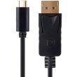 Кабель Cablexpert, USB Type-C to DisplayPort, 2м, Black (A-CM-DPM-01)