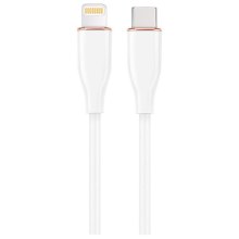 Кабель Cablexpert, USB Type-C to Lightning, 2.25A, 20W, 1.5м, White (CC-USB2S-CM8PM-1.5M-W)