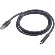 Кабель REAL-EL, USB Type-A to USB Type-C, v2.0, 1м, Black (EL123500016)