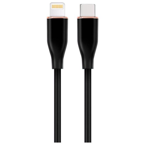 Кабель Cablexpert, USB Type-C to Lightning, 2.25A, 20W, 1.5м, Black (CC-USB2S-CM8PM-1.5M-BK)