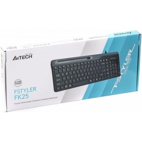 Клавіатура дротова A4Tech Fstyler FK25, Black