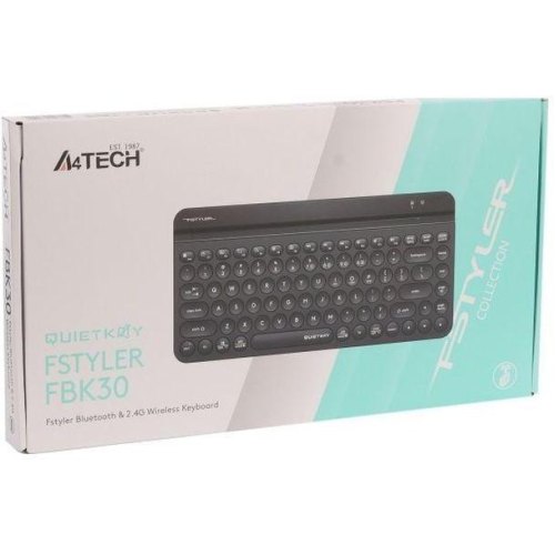 Клавіатура бездротова A4Tech FBK30, Black