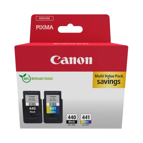 Комплект картриджів Canon PG-440/CL-441, для Pixma MG2140/3140, MultiPack Black/Color (5219B009)