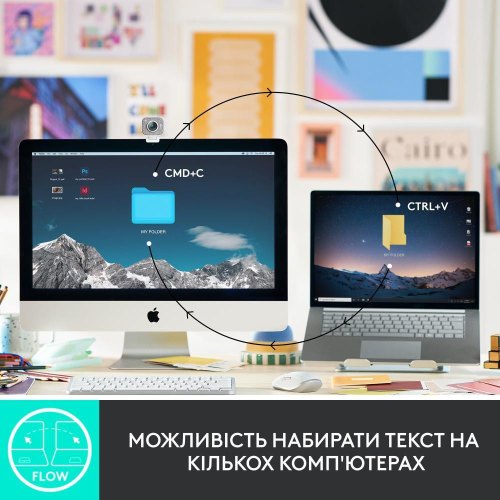 Клавіатура бездротова Logitech MX Keys Mini Wireless Illuminated, Graphite (920-010498)