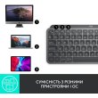 Клавіатура бездротова Logitech MX Keys Mini Wireless Illuminated, Graphite (920-010498)