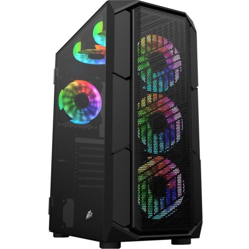 Корпус 1stPlayer, без блоку живлення, чорний (XF-BK-4F7)