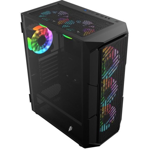 Корпус 1stPlayer, без блоку живлення, чорний (XF-BK-4F7)