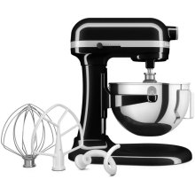 Кухонна машина KitchenAid Heavy Duty, 5.2л, з підйомною чашею, чорна (5KSM55SXXEOB)