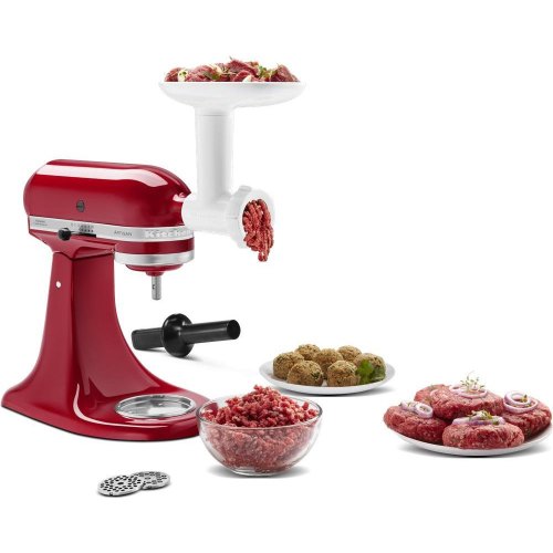 Насадка-м'ясорубка KitchenAid, пластикова, біла (5KSMFGA)