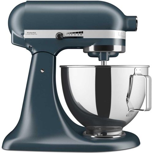 Кухонна машина KitchenAid, 4.3л, з відкидним блоком, блакитна сталь  (5KSM95PSEBS)