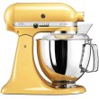 Кухонна машина KitchenAid Artisan, 4.8л, з відкидним блоком, жовта (5KSM175PSEMY)