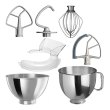 Кухонна машина KitchenAid Artisan, 4.8л, з відкидним блоком, жовта (5KSM175PSEMY)