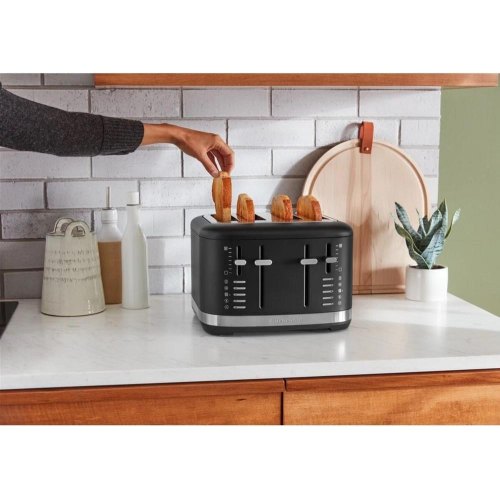 Тостер KitchenAid, на 4 тости, матовий чорний (5KMT4109EBM)