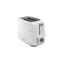 Тостер AIWA Asatan, 750Вт, 2 відділення, механічне керування, розморожування, підігрів булочок, білий (ABT700)