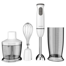 Блендер ручний AIWA Kenkiri, 600Вт, 2 швидкості, режим TURBO, чаша для змішування 500мл, білий (ABL800PLUS)