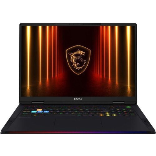 Ноутбук MSI 18_4KI/R9-9955HX3D/32/1TB SSD/RTX 5090 24G B/W11H/BL P-Key RGB/CoreBlack Raider A18 HX A9WJG-208UA (9S7-182L72-208)