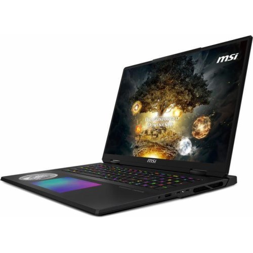 Ноутбук MSI 18_4KI/U9-285HX/96/6TB SSD/RTX 5090 24GB/W 11P/BL/Core Black/Pad+Mouse+Keychain Titan 18HX Dragon A2XWJG-446UA (9S7-1824A5-446)