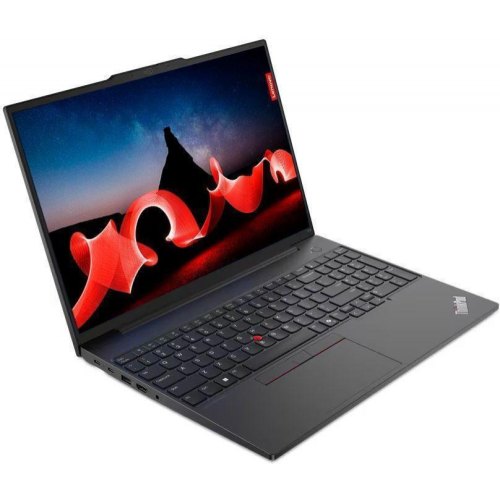Ноутбук Lenovo 16FA/U7-155H/16/512/Intel HD/DOS/F/BL/Grap hite black ThinkPad E16 Gen 2 (21MA002YRA)