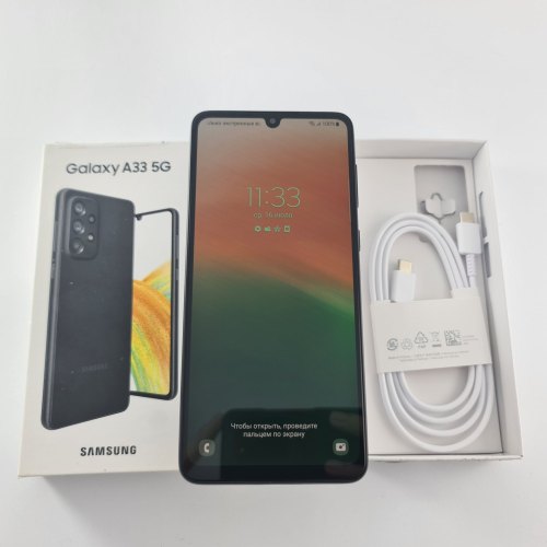 Смартфон Samsung Galaxy A33 128 GB Black USED **